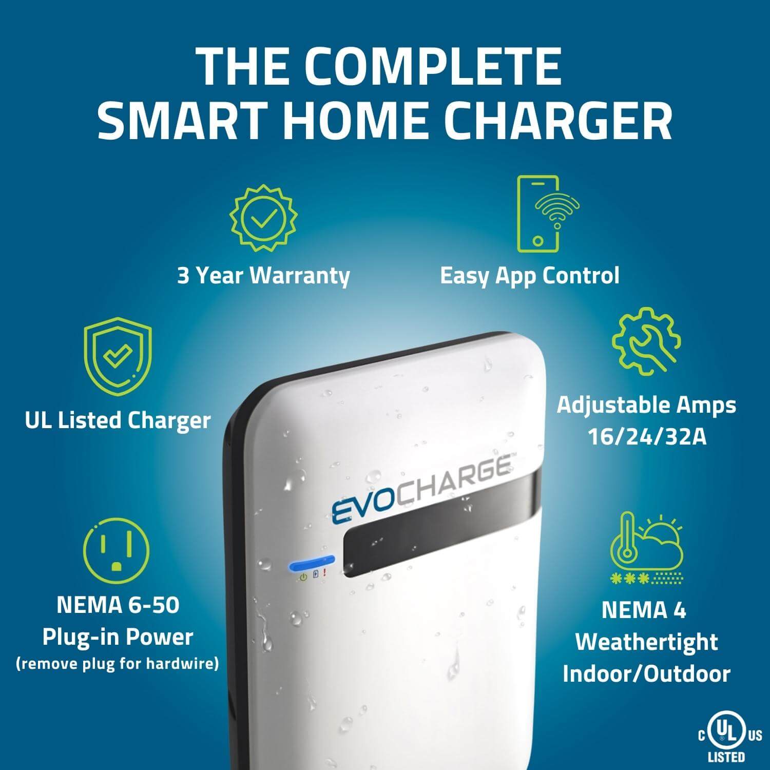 Smart EV Home Charging Station iEVSE Home EvoCharge