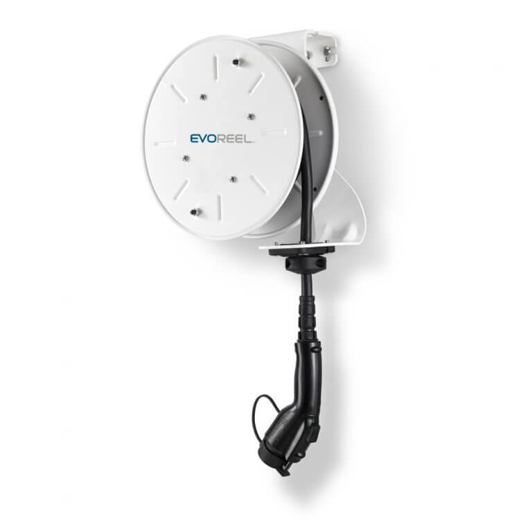 Home EV Charger Retractable Cord & Cable Reel EvoReel