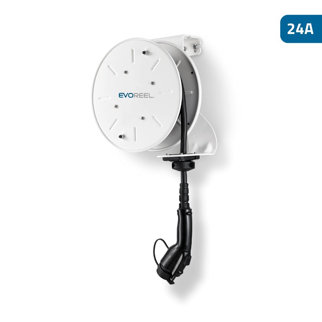 Home EV Charger Retractable Cord & Cable Reel