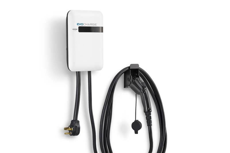 The EvoCharge EVSE EV home charging station, which comes non-networked with no activation required.