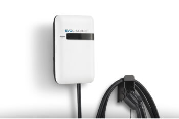 The EvoCharge EVSE EV home charging station, which comes non-networked with no activation required.