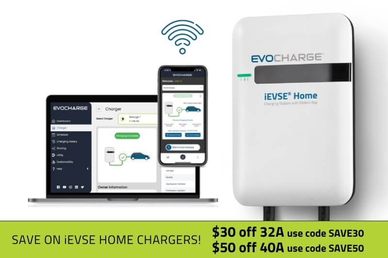 Electric Vehicle Ev Home Charging Stations Evocharge 2594