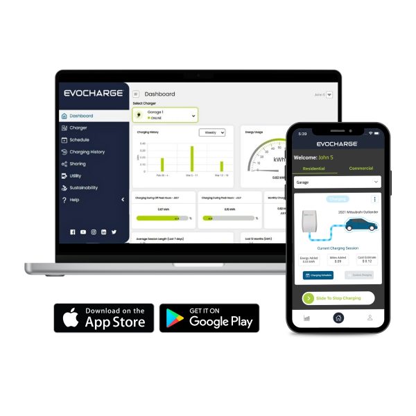EvoCharge Home 50 Amp Smart EV Charger - Image 4